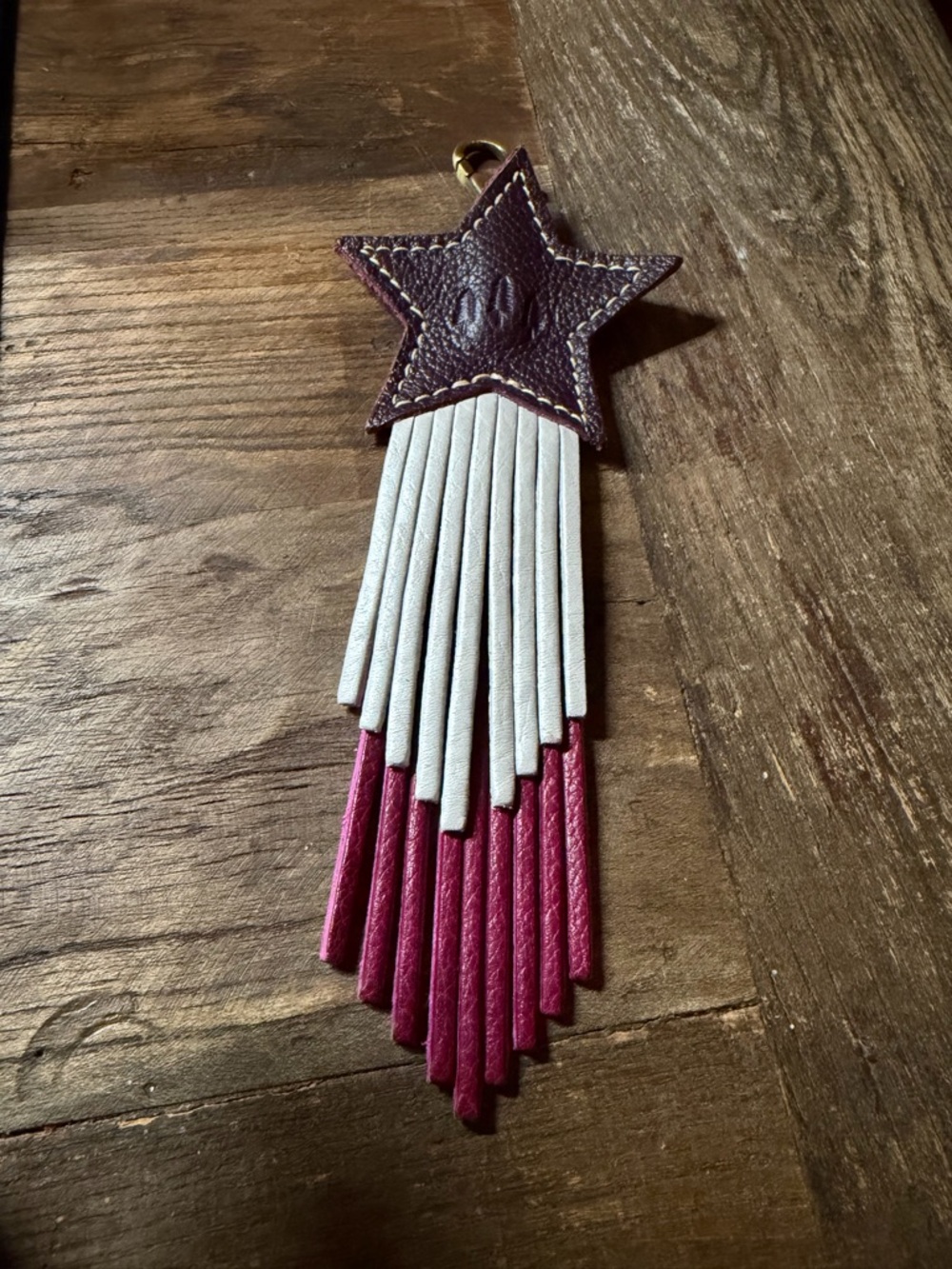 NEW Portland Leather Austin store exclusive Star keychain bag charm